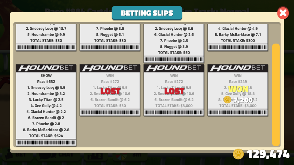 hounds of fury betting slips