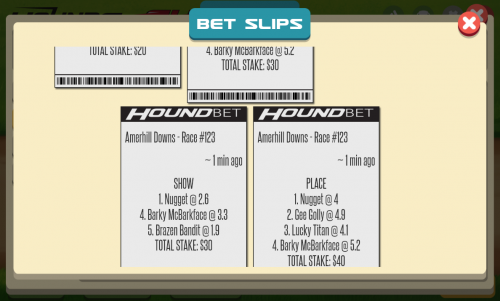 hounds of fury betting slips